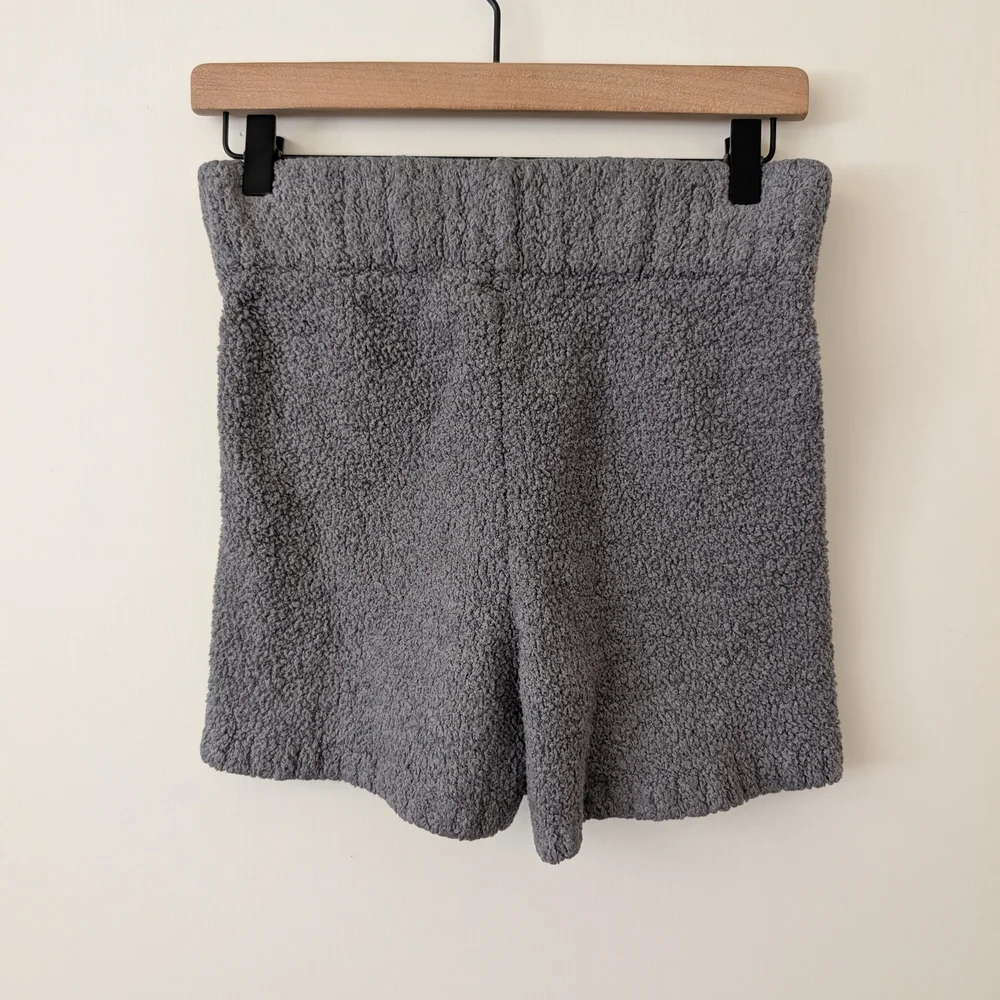 SKIMS Womens S/M Cozy Knit Boucle Knitted Shorts Green Loungewear Sleepwear - Picture 4 of 6